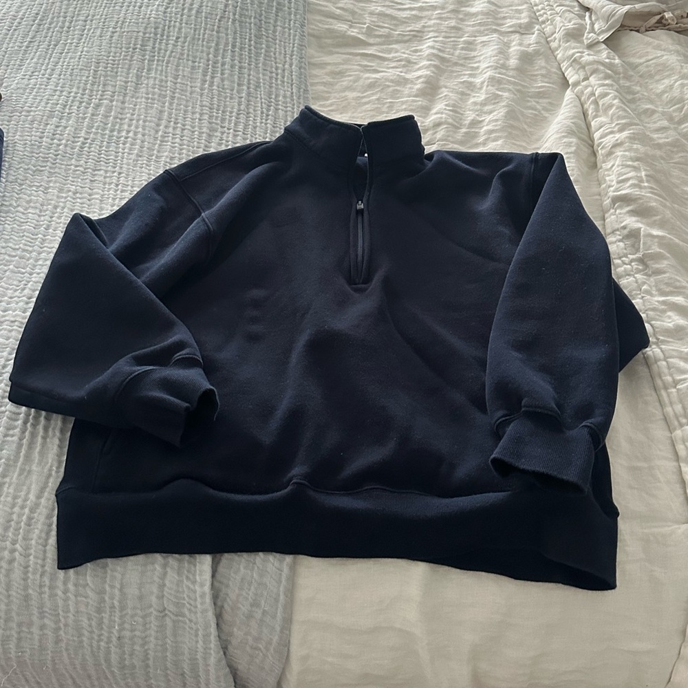 Aritzia cozy sweatfleece 1/2 zip